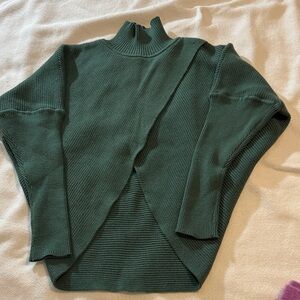 Elan Green Turtleneck Sweater
